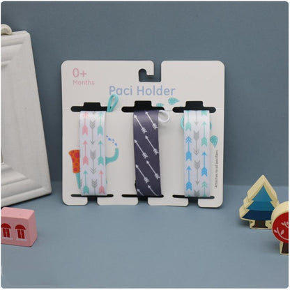 3pcs/set Colorful Baby Nipple Anti-dropping Pacifier Clip