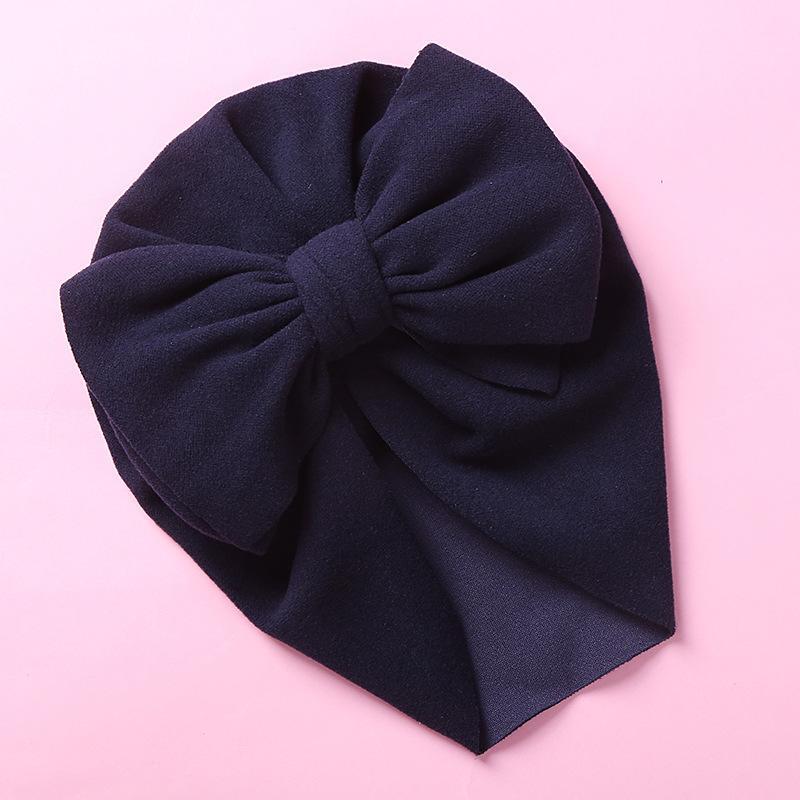 Children's Double Bow Cashmere Hat