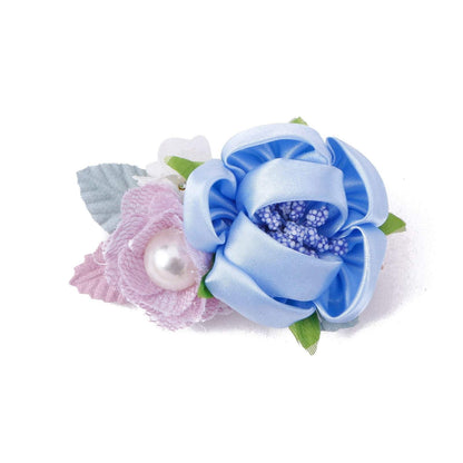 Pink Simulation Headflower Hair Accessories