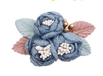 Pink Simulation Headflower Hair Accessories
