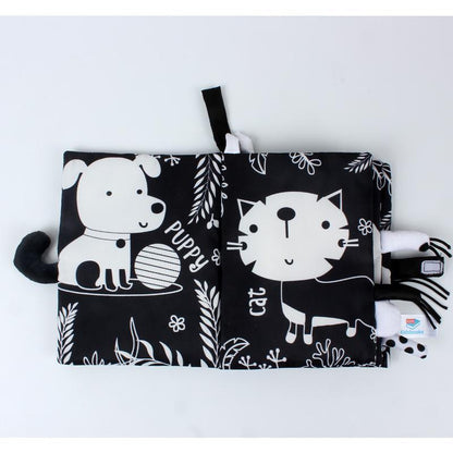 Baby Cloth Book, Stereoscopic Tail Can't Tear Books Toys