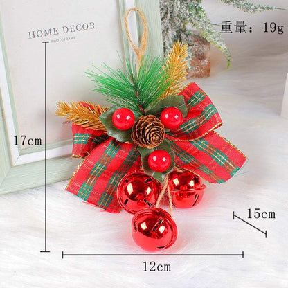 Christmas Bell Christmas Tree Bow Ornaments Decoration