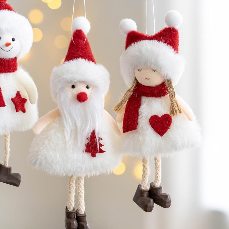Plush Doll Fabric Christmas Tree Decoration Ornaments