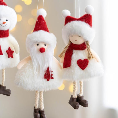 Plush Doll Fabric Christmas Tree Decoration Ornaments