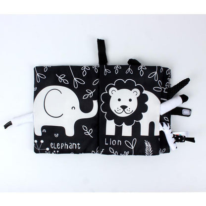Baby Cloth Book, Stereoscopic Tail Can't Tear Books Toys