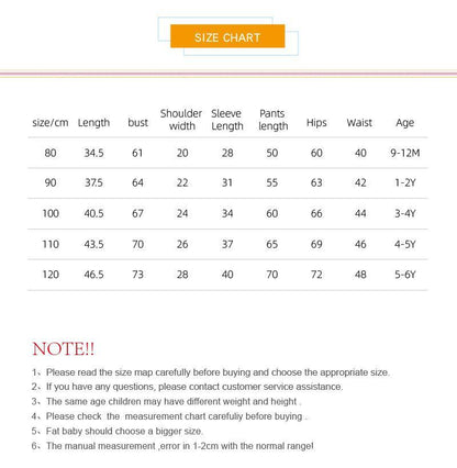 Children's Suit Long Sleeve Tee Pants Two-Piece Set