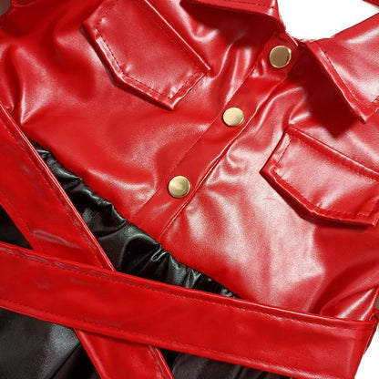 Girls' Kids Faux Leather Dress