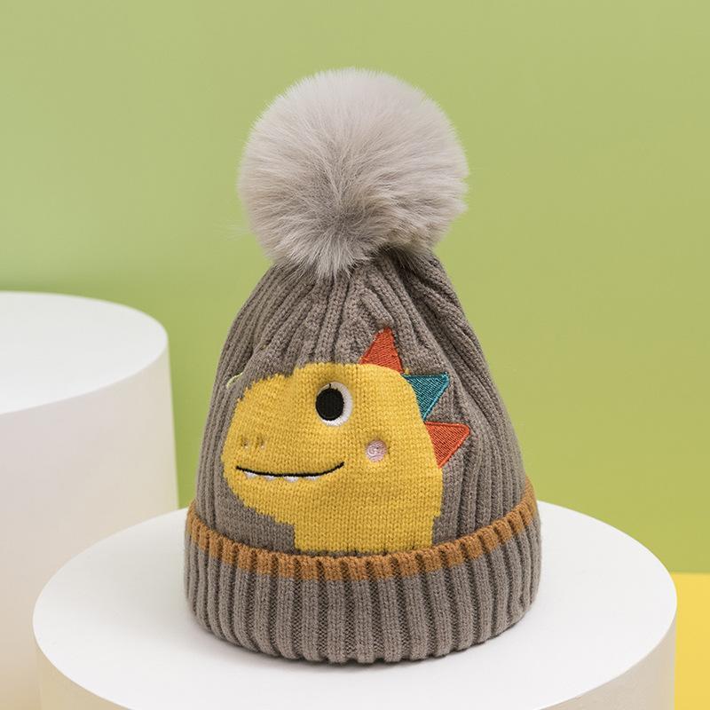Cartoon Children's Warm Knit Hat Scarf