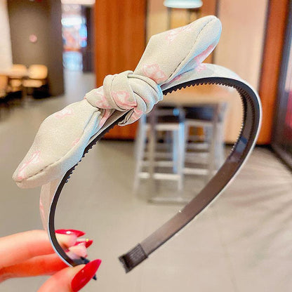 Girl's Hair Hoop Mesh Cartoon Broken Hair Clip Headdress