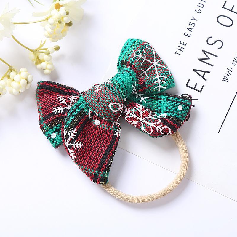 Children's Hair Tie Christmas Bow Hair Accessories