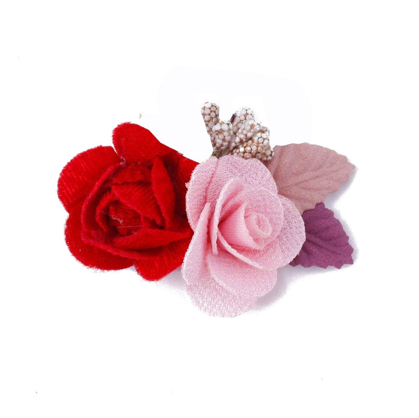 Pink Simulation Headflower Hair Accessories