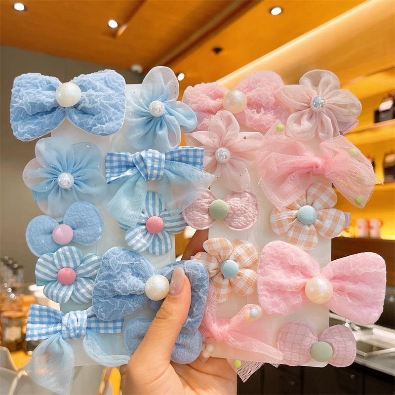 Bow Hairpin Fabric Flower Children's Hair Accessories