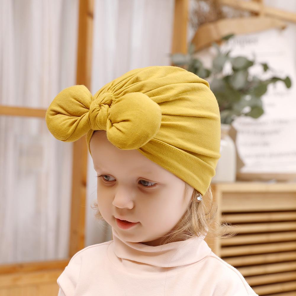 Baby Hat Cotton Bow Hat