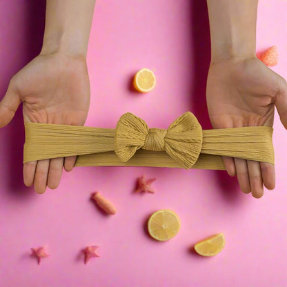 Children's Bow High Stretch Hair Belt