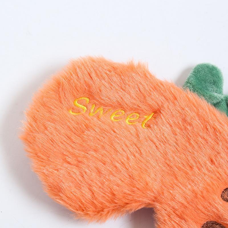 Fruit Style Plush Eye Patch Breathable Sleep Eyeshade