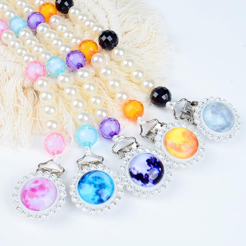 Luminous Nipple Clip Hand-woven Beads Anti-falling Chain