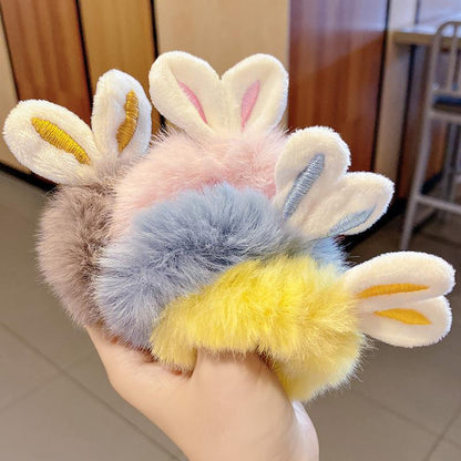 Plush Rabbit Ear Hair Rope Children's Hair Tie