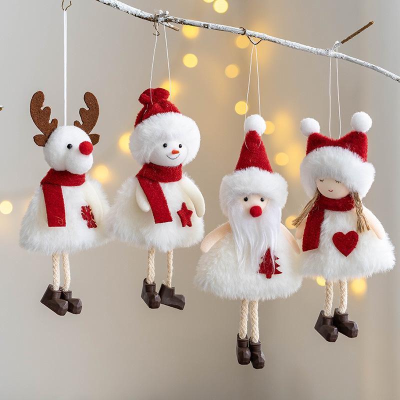 Plush Doll Fabric Christmas Tree Decoration Ornaments