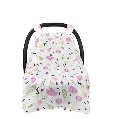 Soft Muslin Cotton Car Seat Canopy,Gauze Car Seat Cover