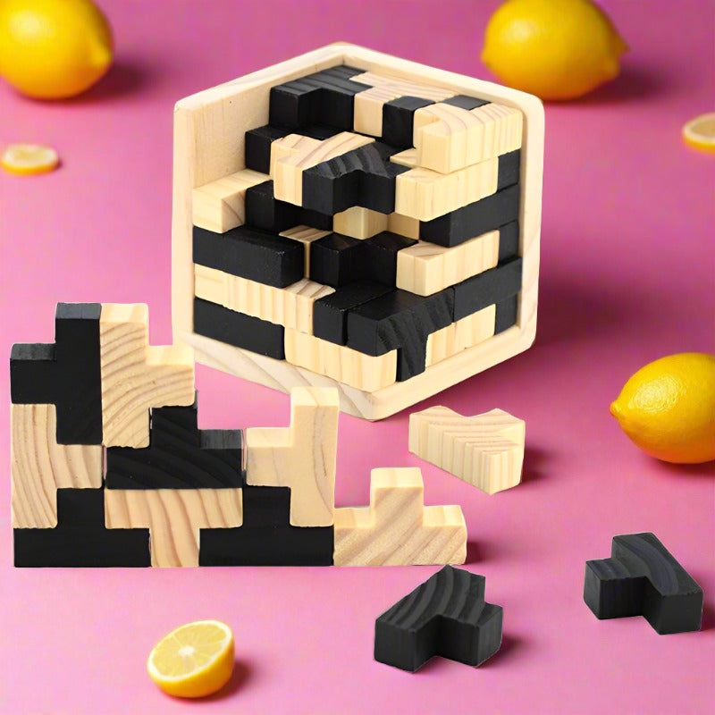 Educational Toys Wooden Luban Lock Building Block Toys