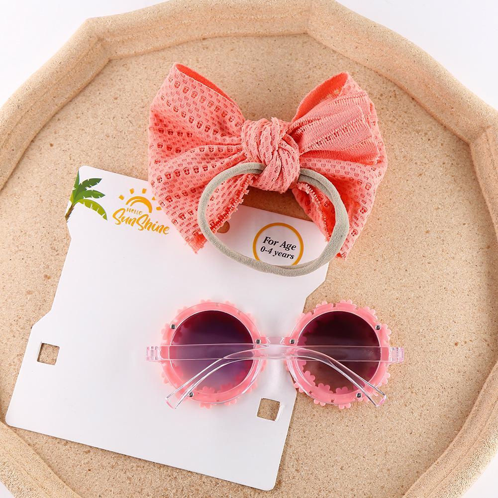 Children's Sunflower Sunglasses Headband Set