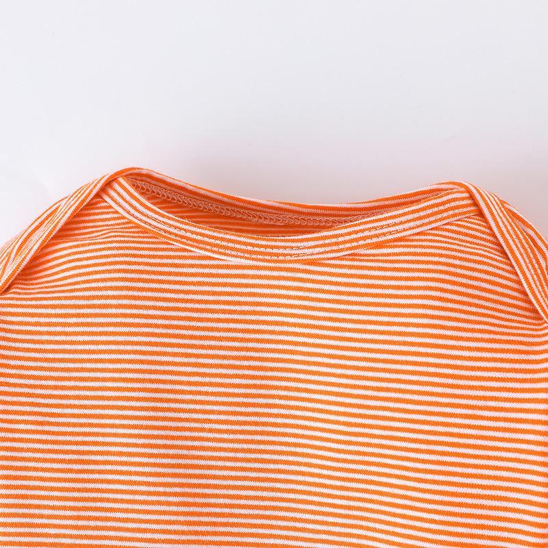 Baby's Striped Long Sleeve Tee Pants Jacket Set of Three