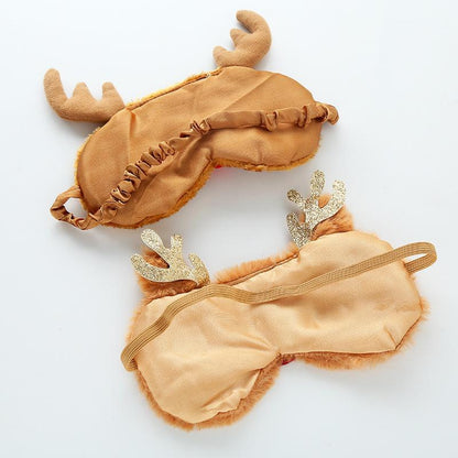 Cute Fawn Plush Sleep Mask