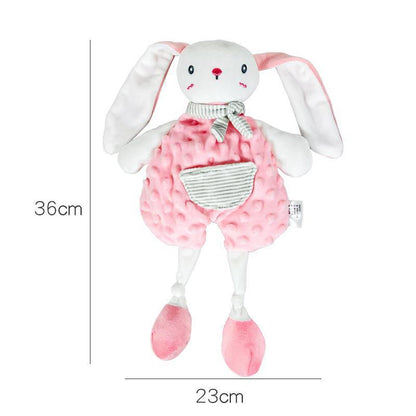 Baby animal card bed hanging towel toy
