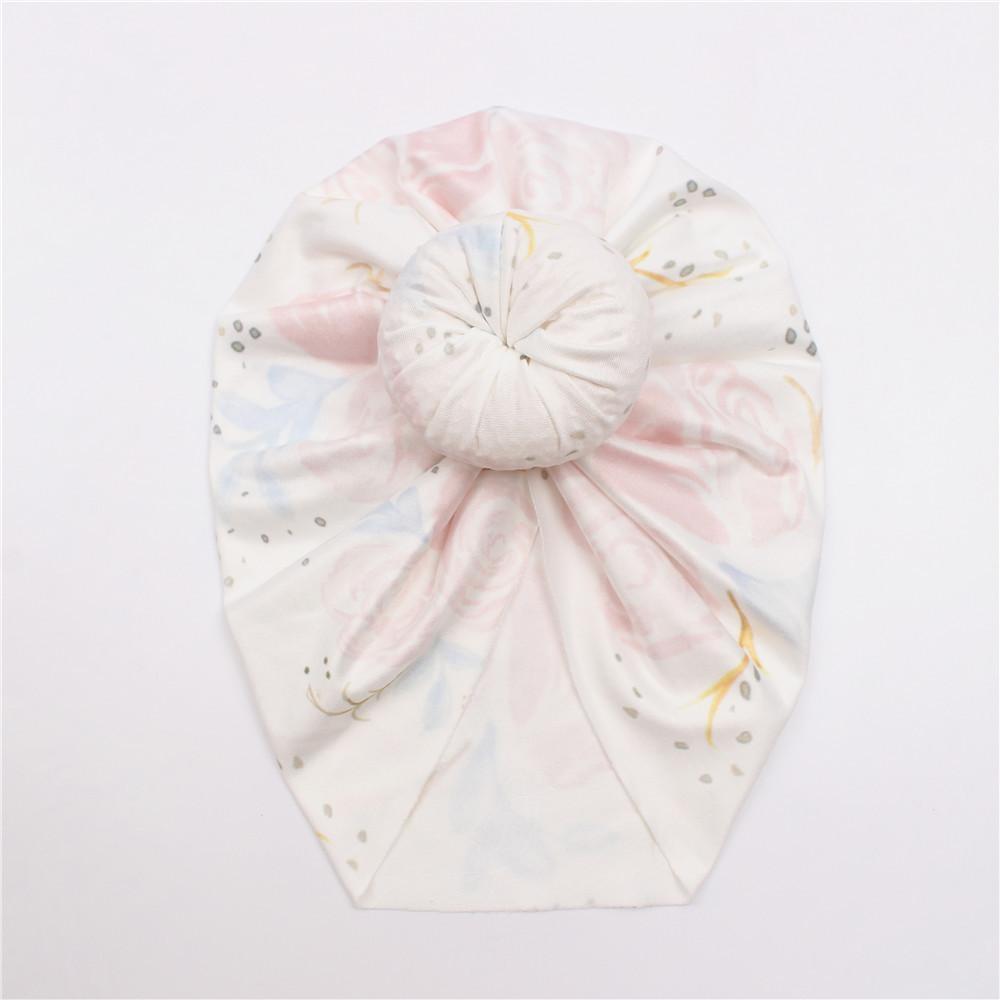 Children's Print Donut Head Band Baby Headscarf