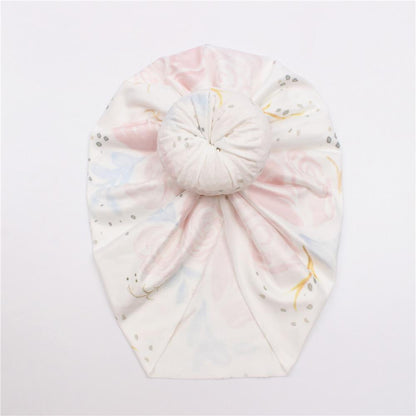 Children's Print Donut Head Band Baby Headscarf
