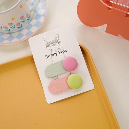 Button Children's Hairpin Set