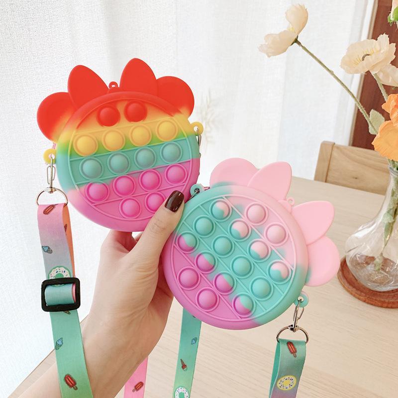Bag Fingertip Crossbody Bag Bubble Decompression Toy