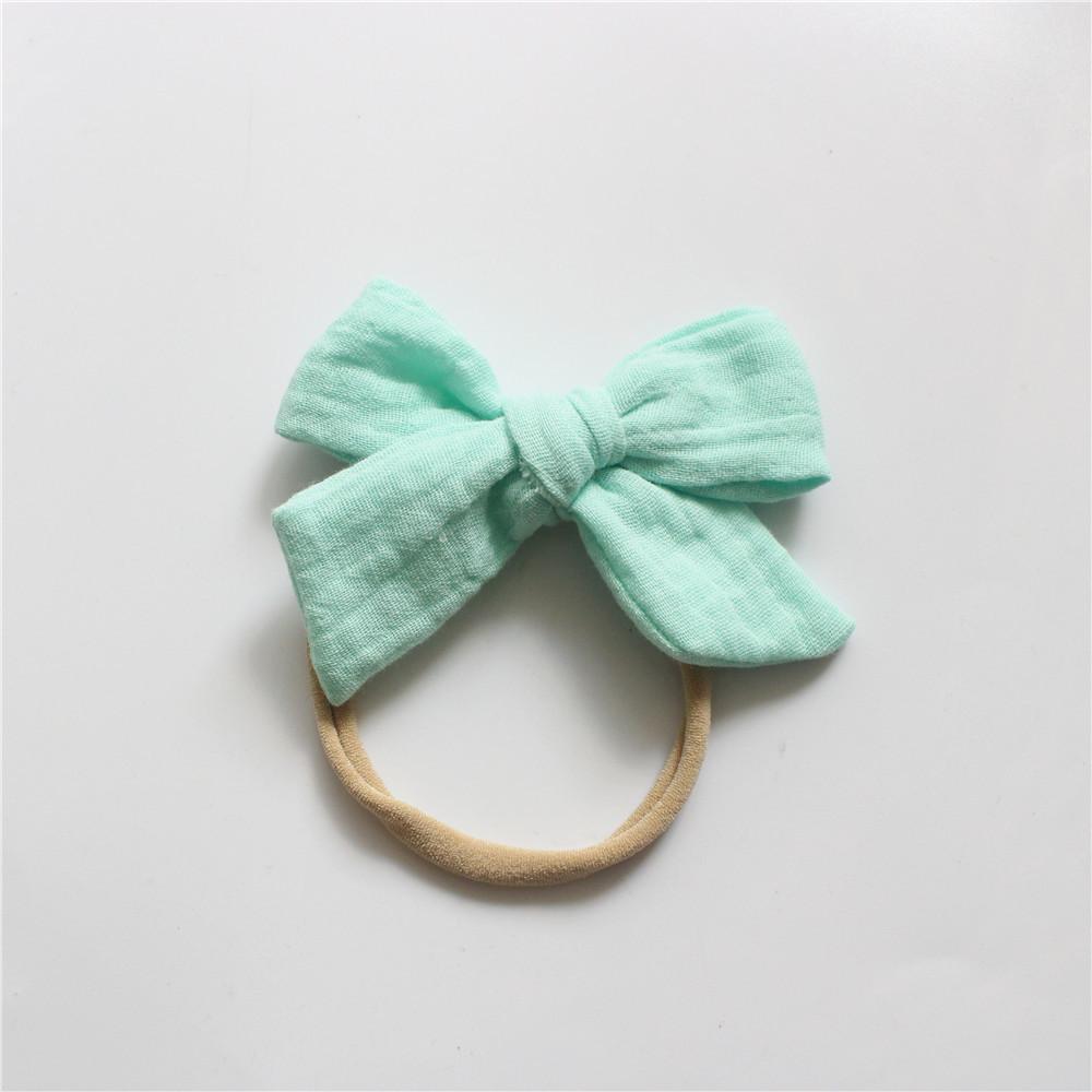 Baby Cotton Gauze Bow Hair Band Children's Hair Accessories