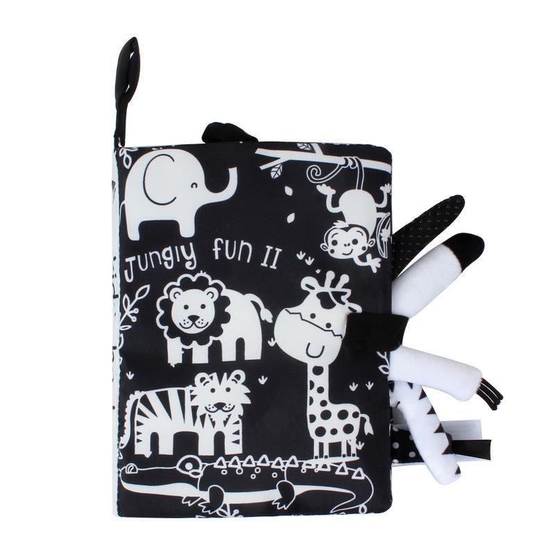 Baby Cloth Book, Stereoscopic Tail Can't Tear Books Toys