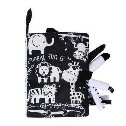 Baby Cloth Book, Stereoscopic Tail Can't Tear Books Toys
