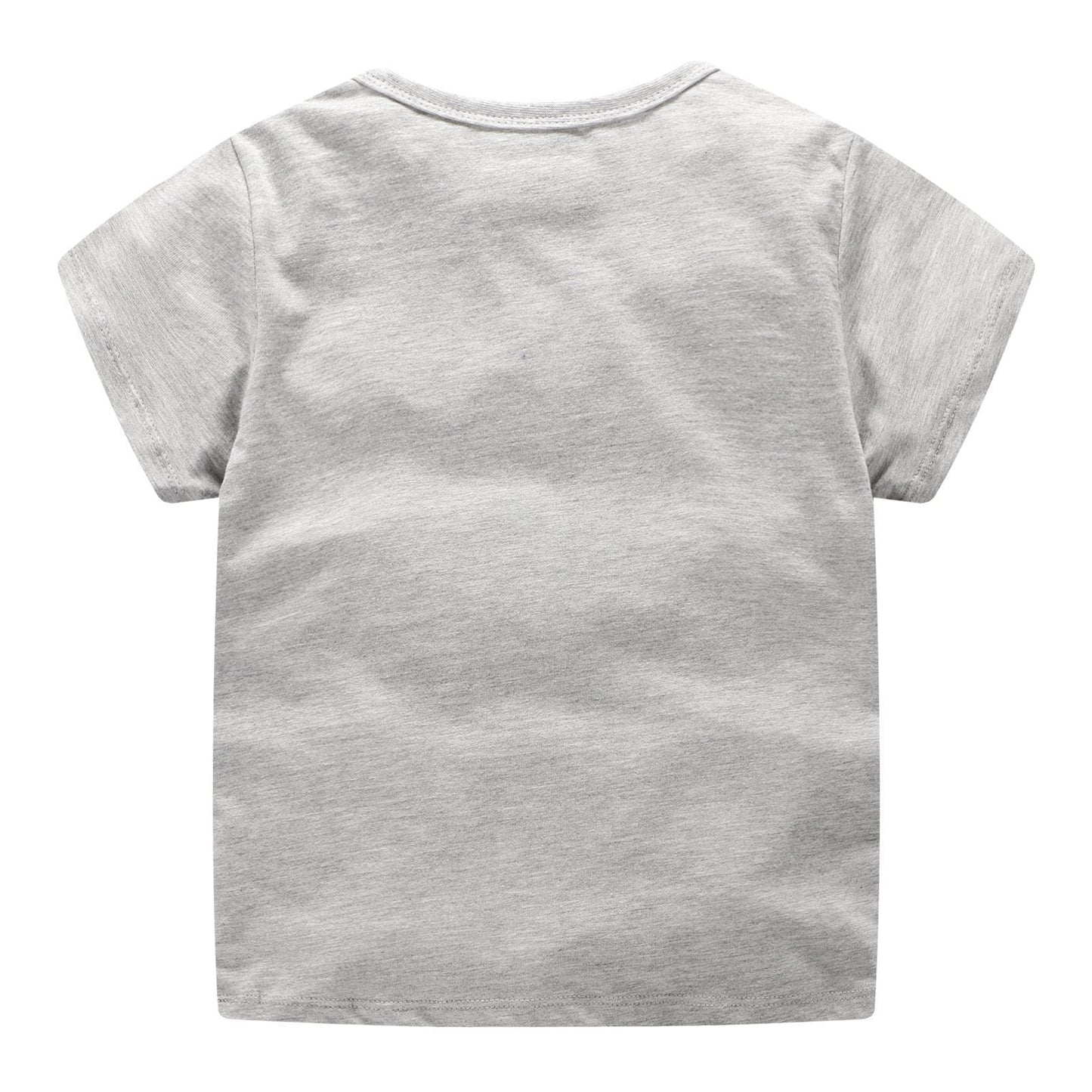 Short sleeve dinosaur print