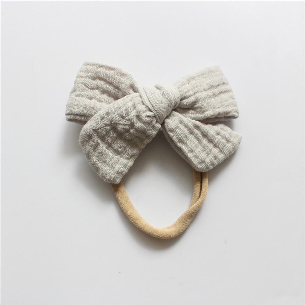 Baby Cotton Gauze Bow Hair Band Children's Hair Accessories