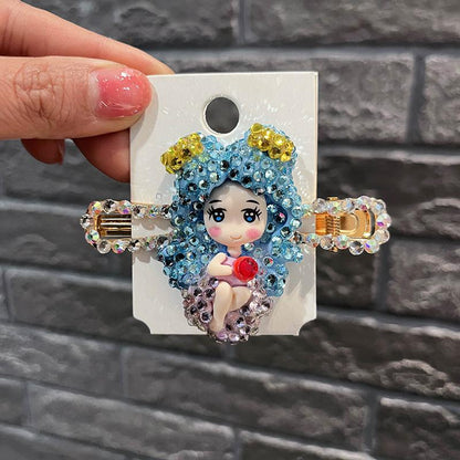Children's Cute Cartoon Hair Circle Bangle Hair Rope