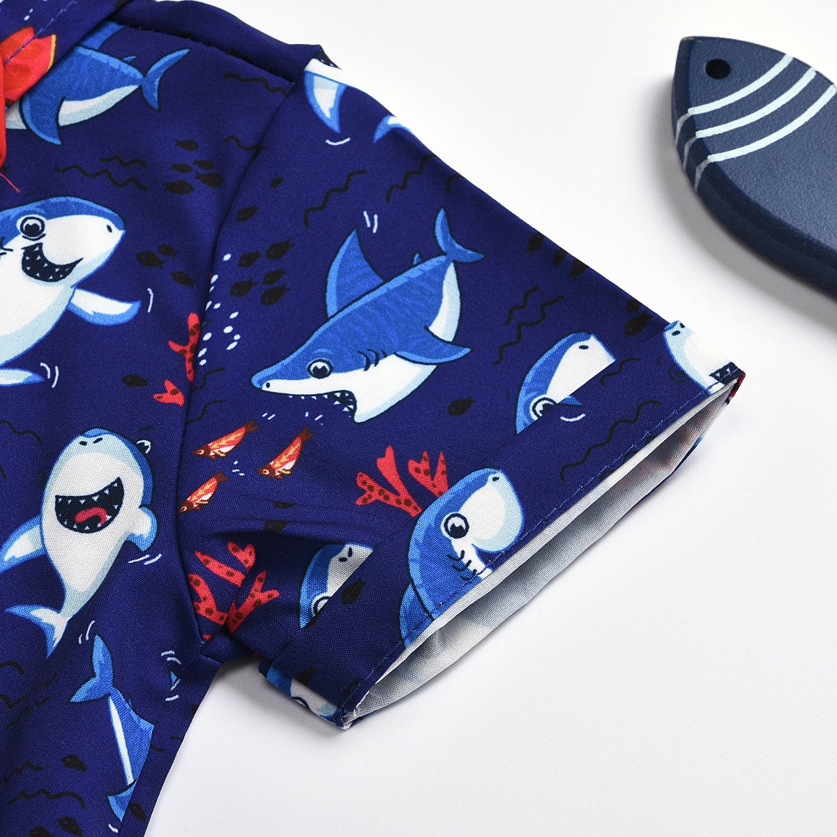 Shark gentleman boys' short sleeve suit