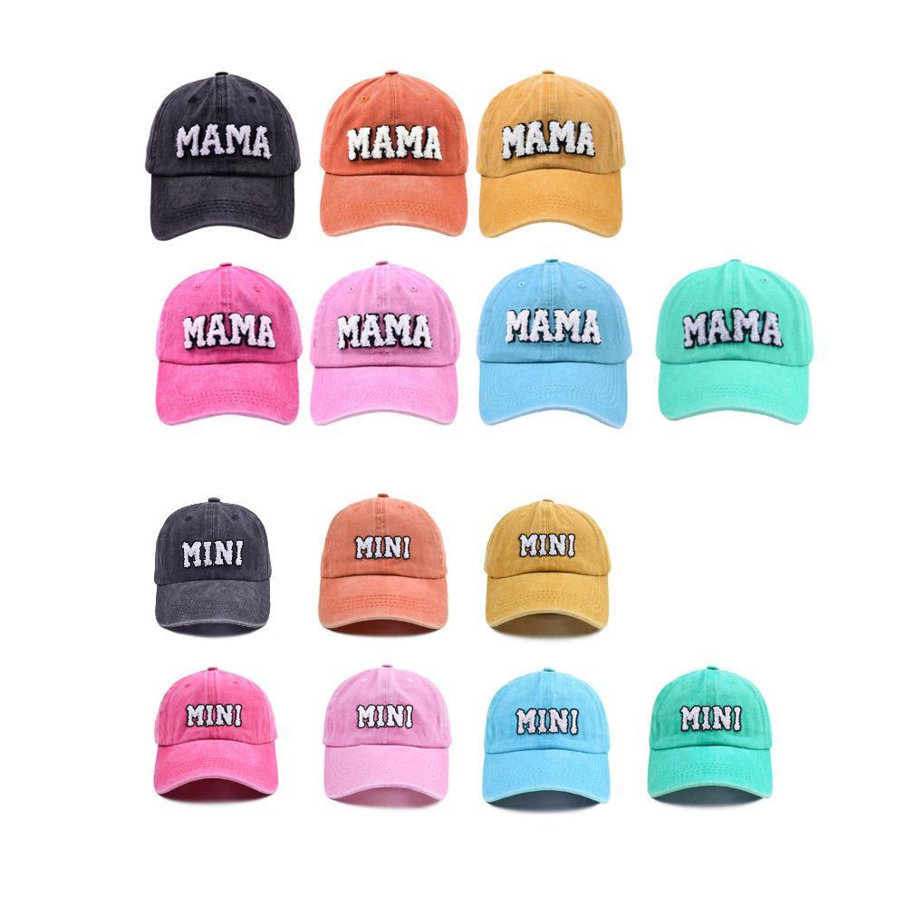 Children's MINI adults' MAMA Letter Baseball Cap
