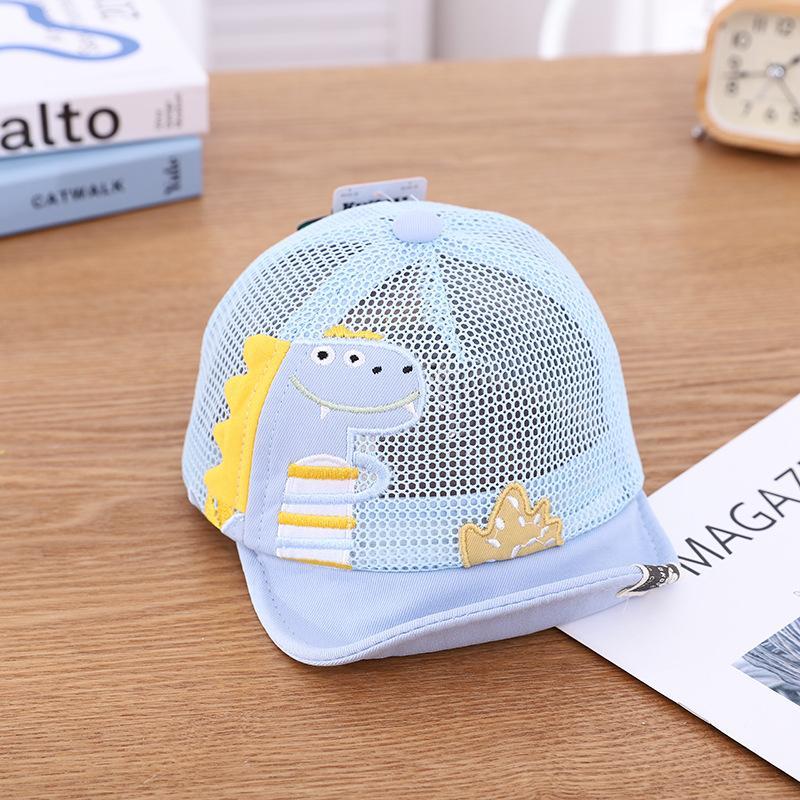 Children's Outdoor Cute Dinosaur Print Mesh Cap