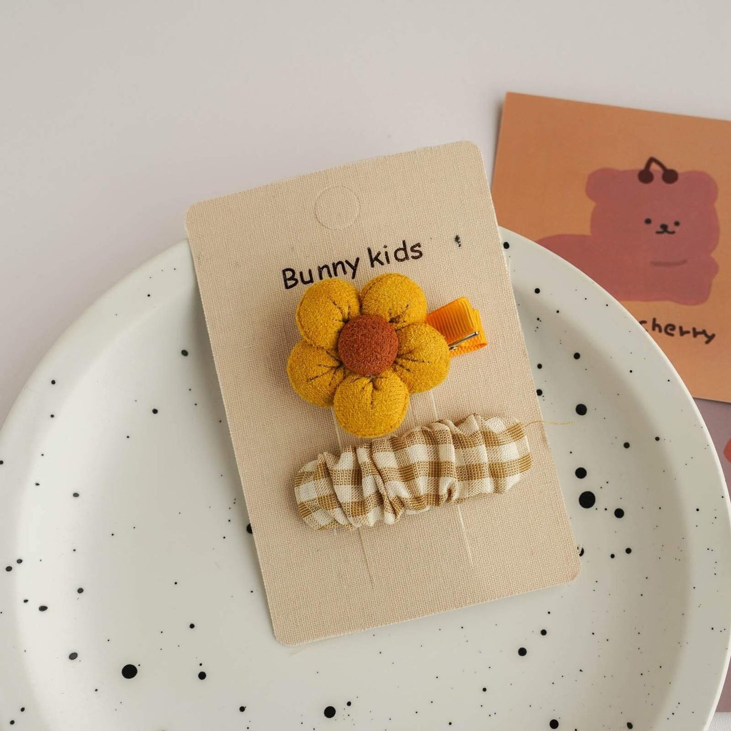 Children's Fabric Floral Hairpin