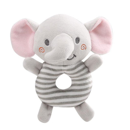 Baby Round Hand-cranked O-shaped Rattle Hand-scratched Doll