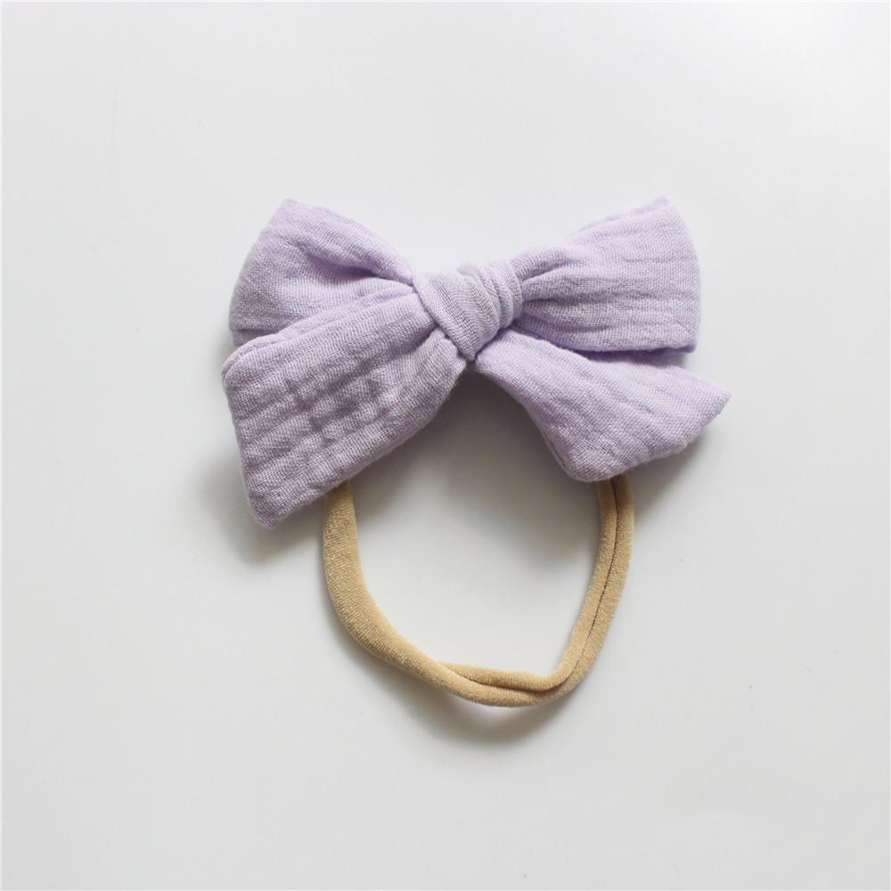 Baby Cotton Gauze Bow Hair Band Children's Hair Accessories