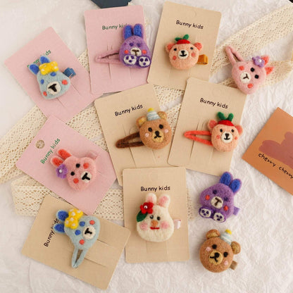 Children's Cartoon Animal Hairpin