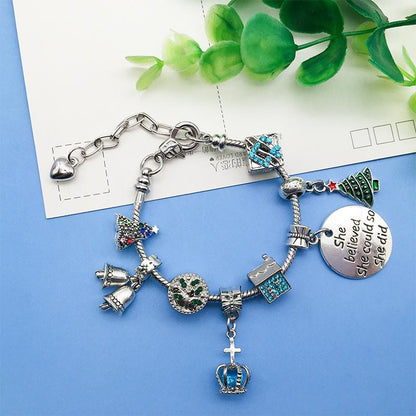 Christmas Children's Bracelet Set Handmade DIY Large Hole
