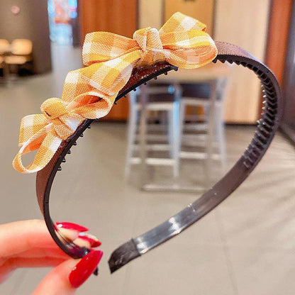 Girl's Hair Hoop Mesh Cartoon Broken Hair Clip Headdress