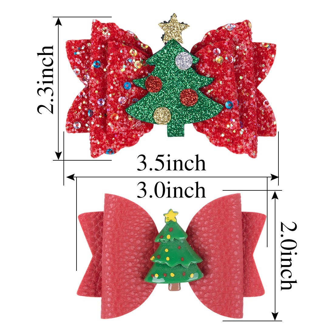 Handmade Christmas Bow Hairpin Children's Hair Clip