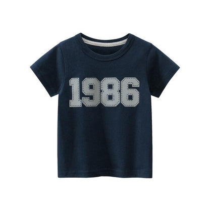 Boys' short sleeve T-shirt children's half sleeve