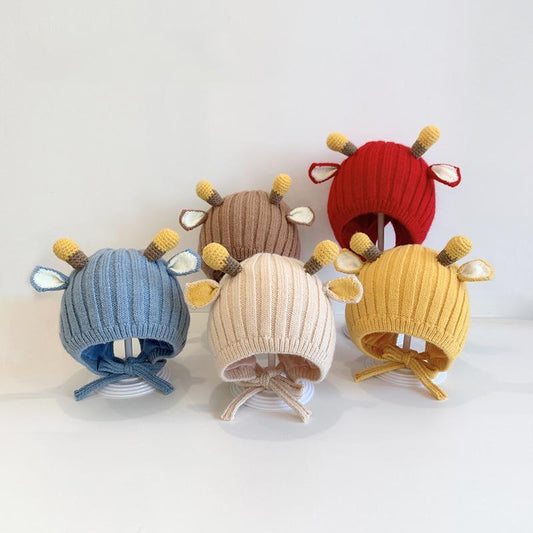 Baby Antler Ear Protection Hat Wool Hat